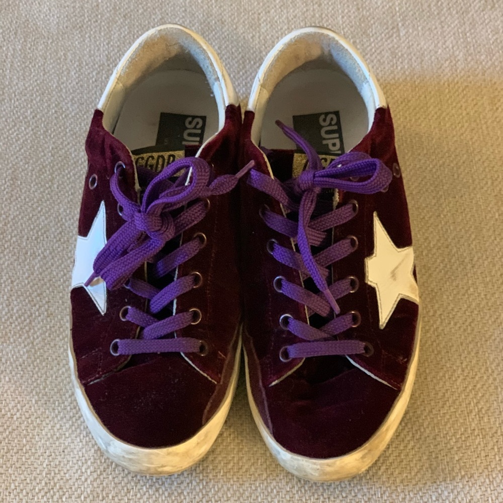 Size 38 Velvet Golden Goose sneakers.